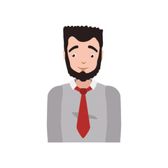 Man male avatar person people icon. Isolated and flat illustration. Vector graphic