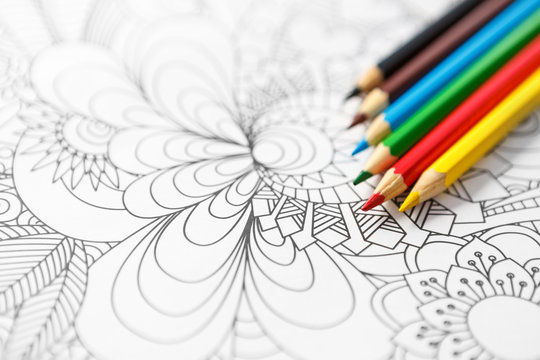 Adult coloring book