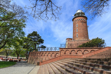 Fototapeta latarnia morska w Kołobrzegu obraz