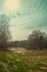 The image of farmland