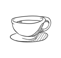 chocolate drink mug sweet delicious icon. Isolated and flat illustration. Vector graphic