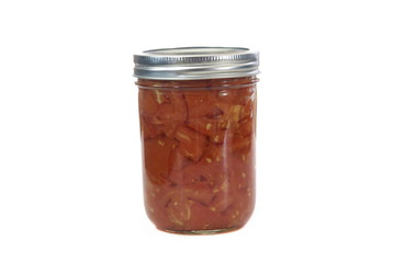 Jar of Preserved Tomatoes