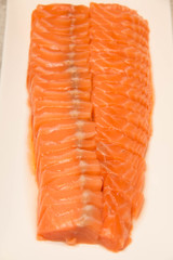 salmon fish slice