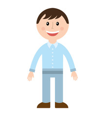 father silhouette isolated icon