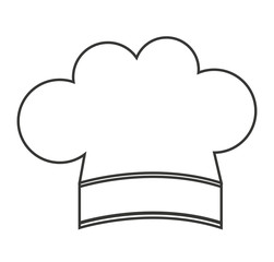 hat chef uniform icon