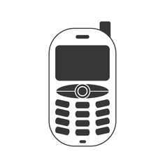 mobile cellphone gadget communication icon. Isolated and flat illustration. Vector graphic