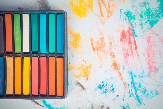 bright vibrant colours for art work