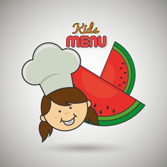 kids menu design