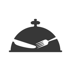 plate cutlery menu kitchen restaurant icon. Isolated and flat illustration. Vector graphic