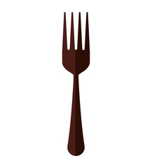 fork cutlery menu kitchen restaurant icon. Isolated and flat illustration. Vector graphic