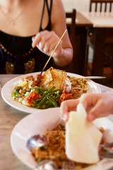 Bali rice to eat in the coming family from Japan