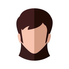 Woman female avatar person people icon. Isolated and flat illustration. Vector graphic