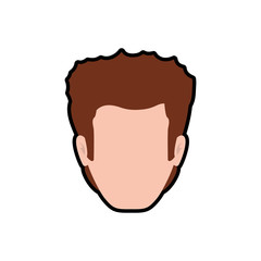Man male avatar person people icon. Isolated and flat illustration. Vector graphic