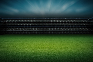 Fototapeta premium stadion z boiskiem do piłki nożnej