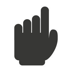 hand human silhouette icon