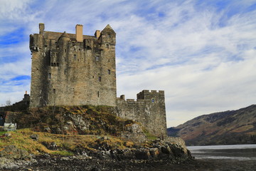 Fototapeta na wymiar Eilean Donan Castle, western Highlands of Scotland