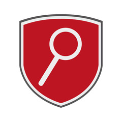 shield security system isolated icon