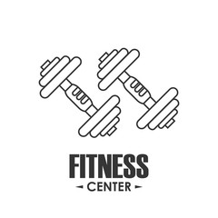 Healthy lifestyle and Fitness concept represented by weight icon. Isolated and flat illustration.
