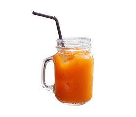 Glass of orange juice