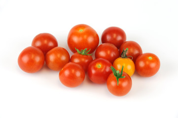 cherry tomato isolated on white background