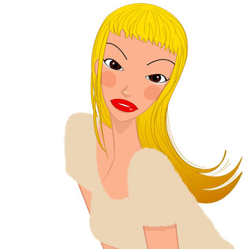 beautiful blonde girl