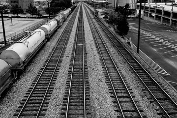 Leading Lines of  Railroad Track