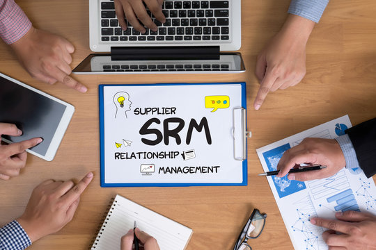 man work SRM Supplier Relationship Management  Assessment Enterp