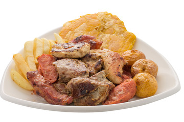 picada comida callejera Colombia
