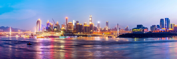 Fototapeta na wymiar China Chongqing City Lights