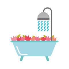bath tub clean icon