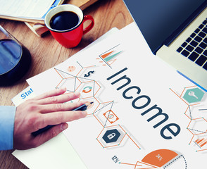 Income Salary Sales Return Money Concept