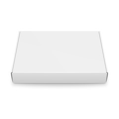 Slim cardboard box template.