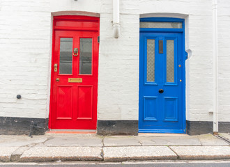 Two doors similar but not the same