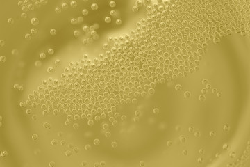 bubbles of champagne as a background