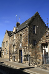 Fototapeta na wymiar Ancient houses in Stirling