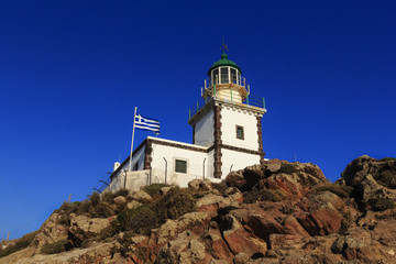 santorini lighthouse