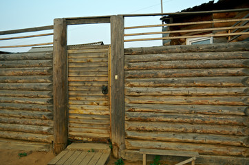 old wooden gate