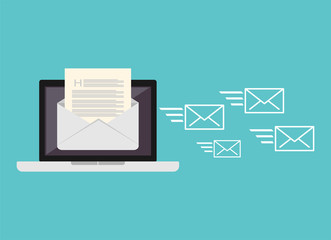 Sending messages. Sending email.