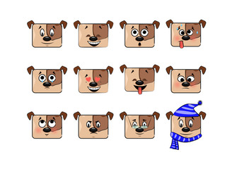 Dog emojis