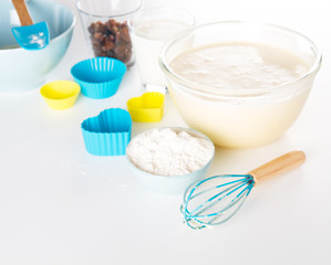 Cupcake cooking process
