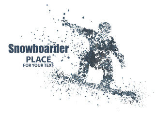 Skiers,particle divergent composition