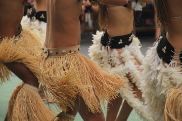 Fototapeta premium Danza folk de la Isla de Pascua
