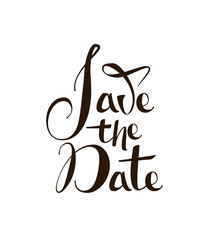 The text in the style of lettering the inscription date.