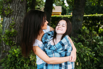 Fototapeta premium mother and daughter