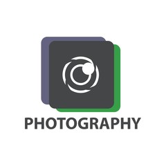 Design logo photography icon vector