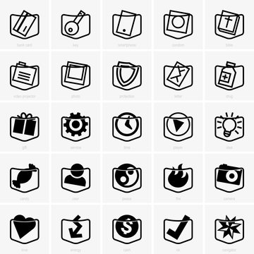 Pocket icons