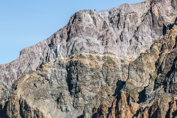 texture is a sheer cliff with blue sky