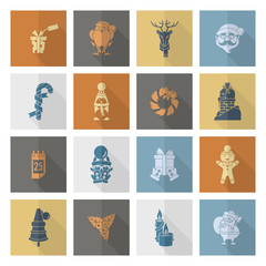 Christmas and Winter Icons Collection