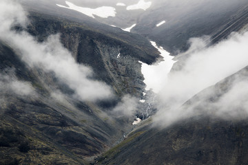 mountain valley in the North
