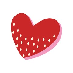 Obraz na płótnie Canvas Love logo heart symbol vector